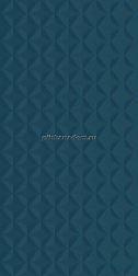 Creto Pastel Waffle Blue Синяя Матовая Настенная плитка 30х60 см