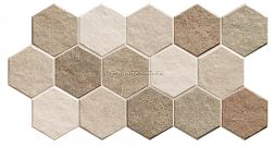 Realonda Ceramica Stonehenge Hex Earth Керамогранит 26,5x51