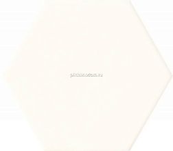 Tubadzin Burano White Hex Белая Матовая Настенная плитка 11х12,5 см