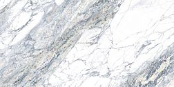 Infinity Ceramic Omicron Multy Glossy Silver Line Белый Глянцевый Керамогранит 60х120 см