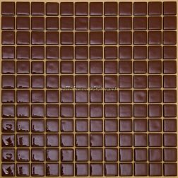 MVAPrintMosaic Мозаика стеклянная Моно 25FL-M-027 Коричневый 31,5х31,5 см