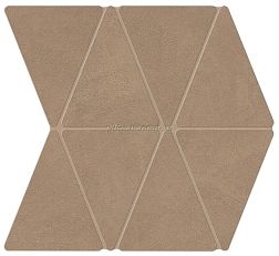 Atlas Concorde Boost Natural Coral Mosaico Rhombus Коричневый Матовый Декор 33,8х36,7 см