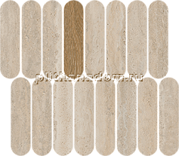 Vives Paris Mosaico Passy Natural R10 Бежевая Матовая Мозаика 27x31 см