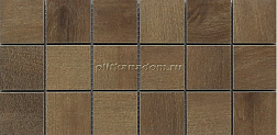 RHS Ceramiche Greenwood Noce Коричневая Матовая Мозаика 15х30 см